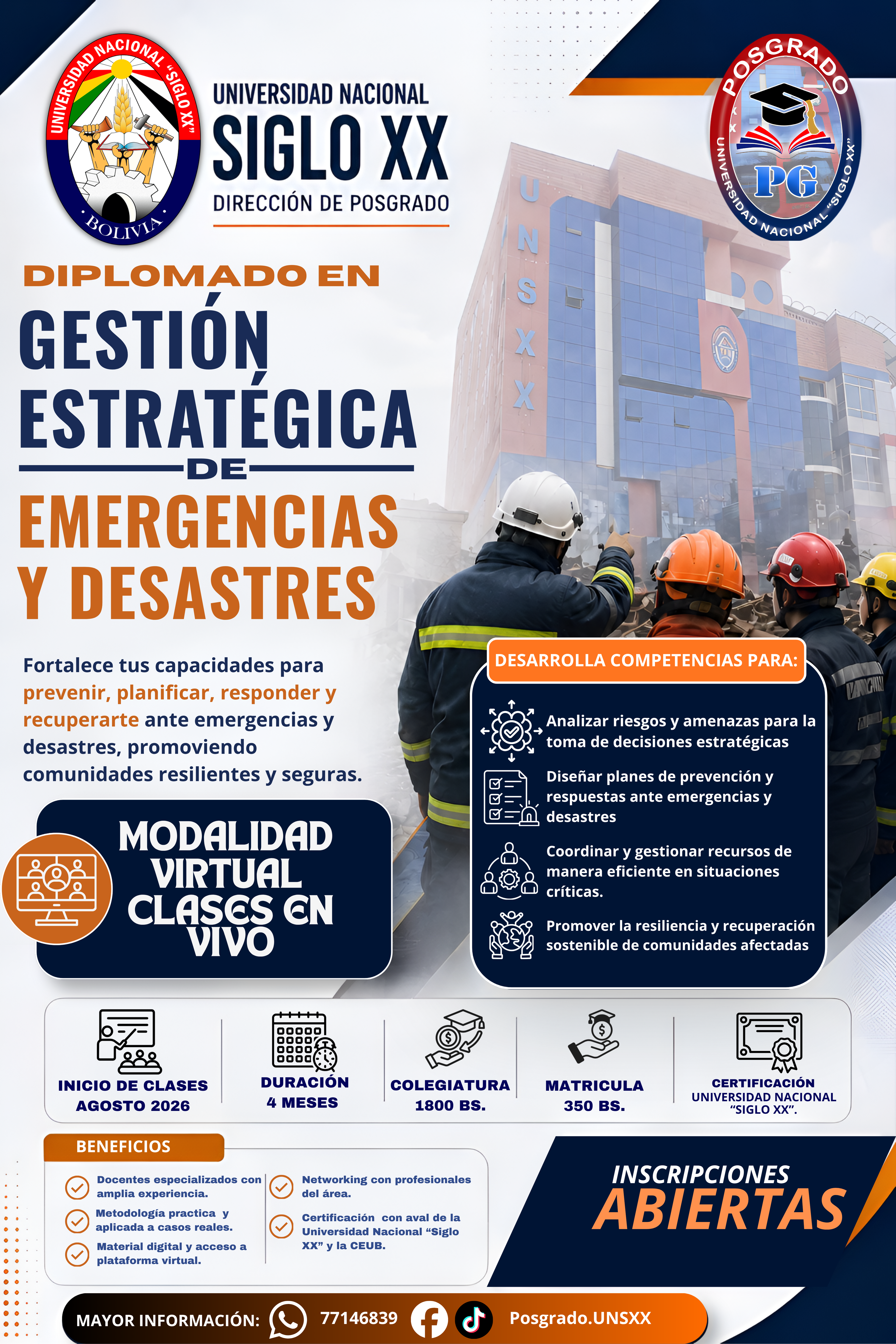 GESTIÓN ESTRATÉGICA DE EMERGENCIAS Y DESASTRES