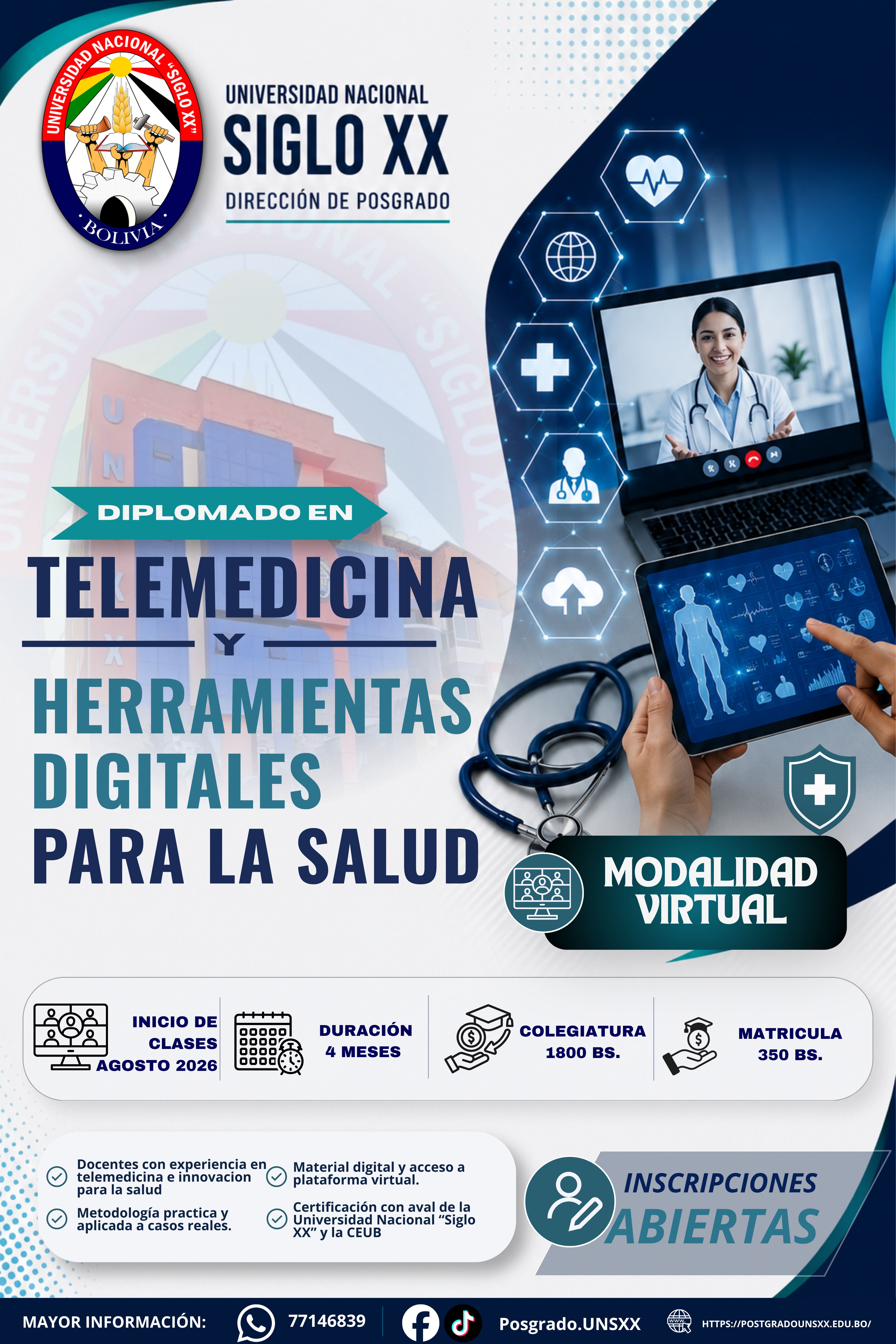 TELEMEDICINA Y HERRAMIENTAS DIGITALES PARA LA SALUD 