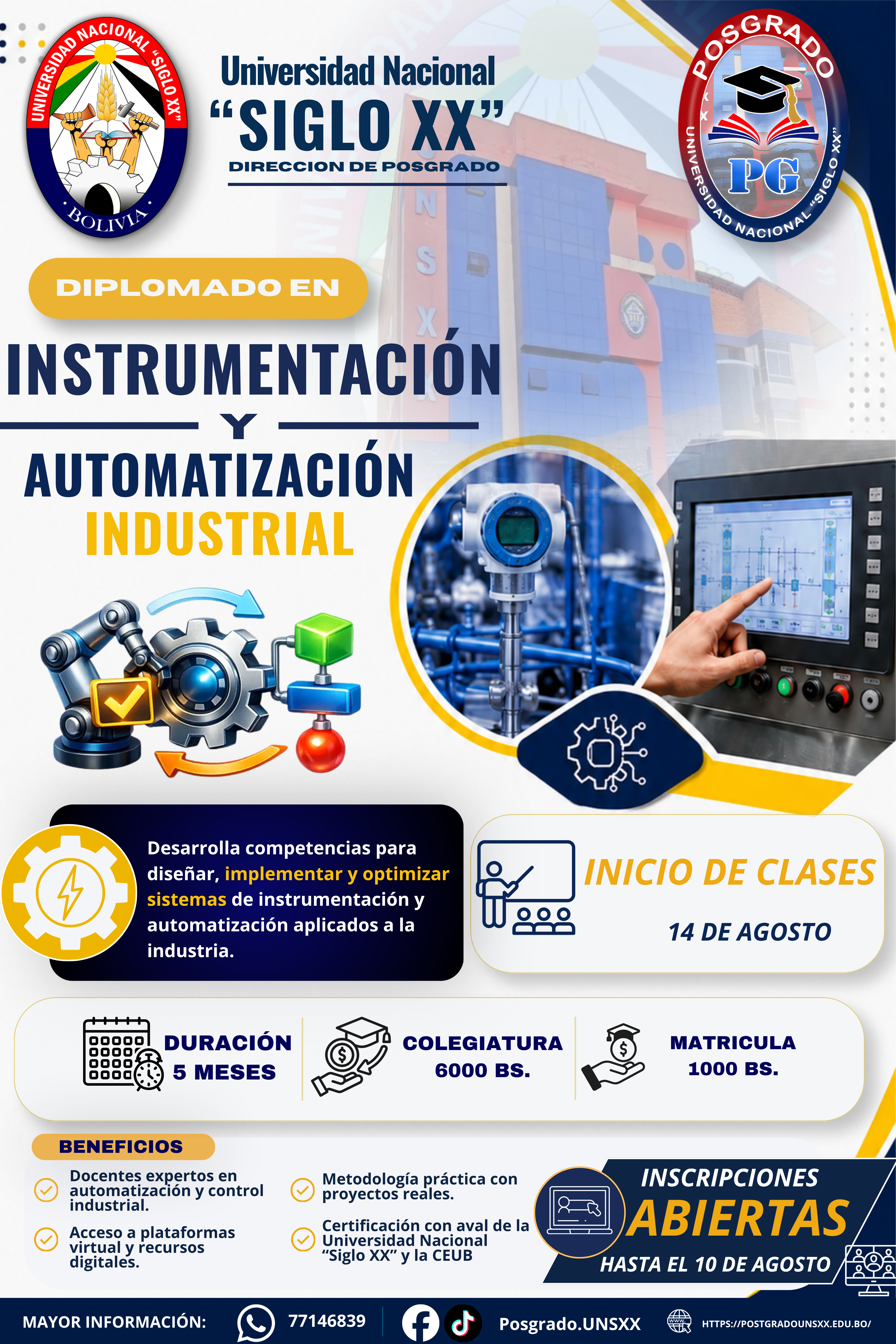 AUTOMATIZACIÓN E INSTRUMENTACIÓN INDUSTRIAL